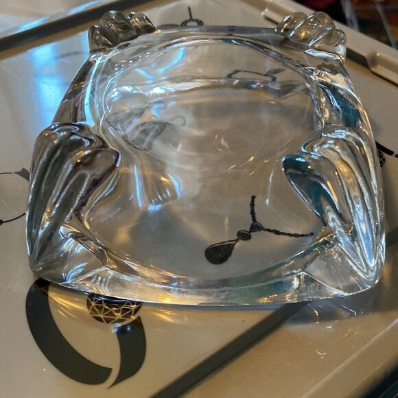 Vintage Crystal Ashtray - Picture 5 of 5